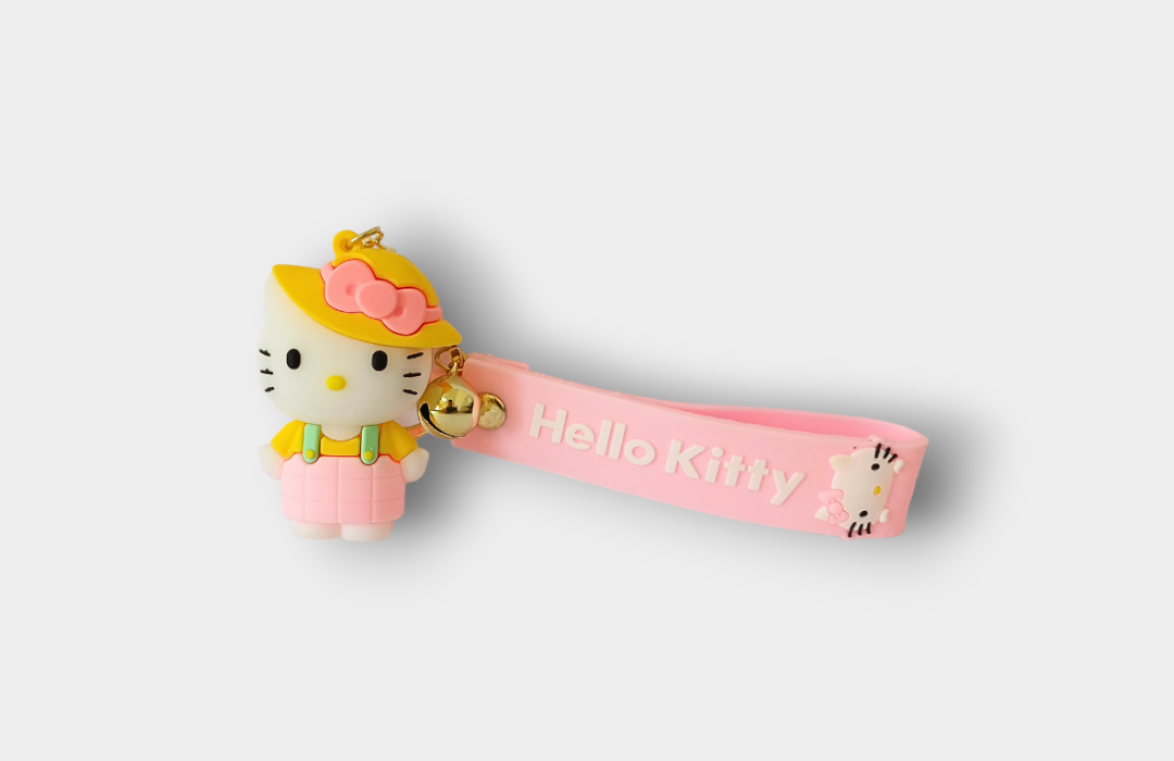 Breloc Hello Kitty cu palarie