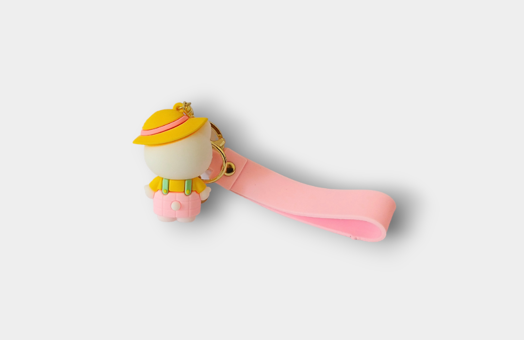 Breloc Hello Kitty cu palarie
