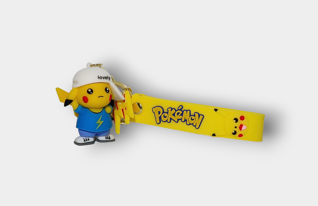 Breloc Pikachu - Tricou Albastru